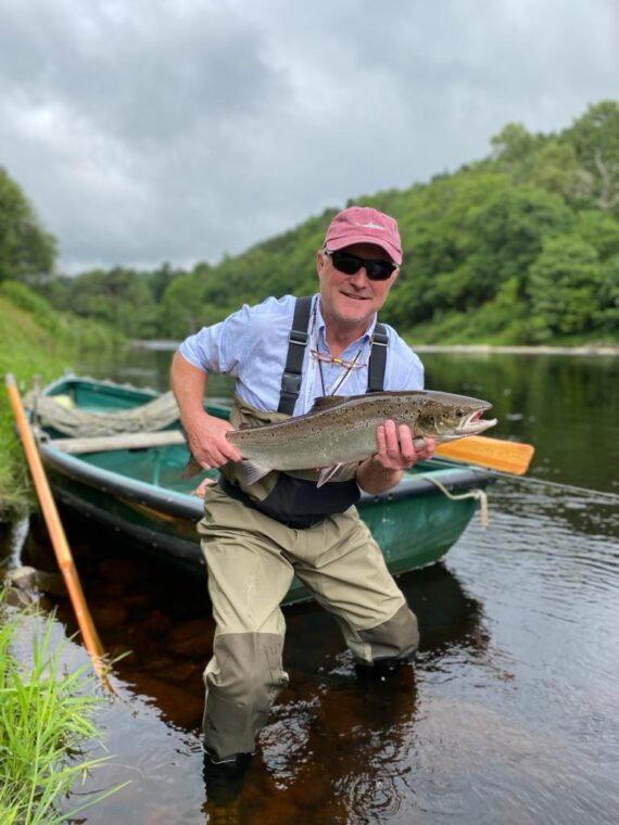 Paddy Dangerfield with one of 3 for his morning out of Pool Voulin.