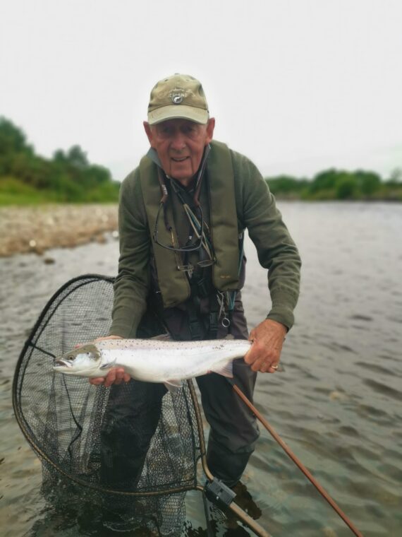 A fresh small salmon from Gordon Castle.