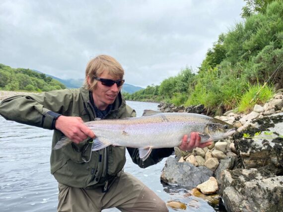 A good 14lb fish from Orton