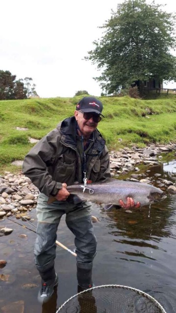 Alex Colhuine with his 18lb fish