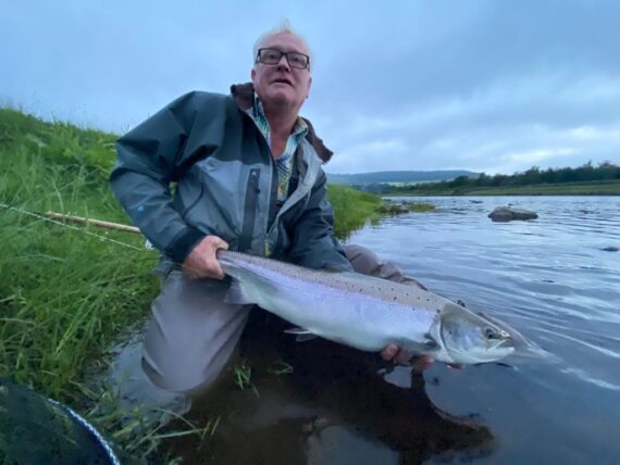 James England with a lovely 16lb fish