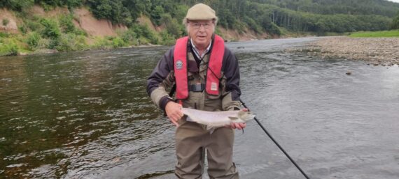 David Turtle, with a nice fish from Bluestone