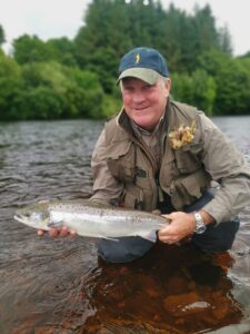Fresh fish and happy angler