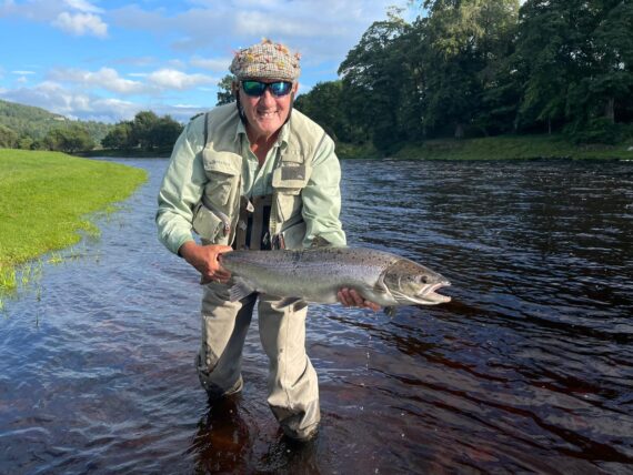 Jack Meredith with freshly landed fish