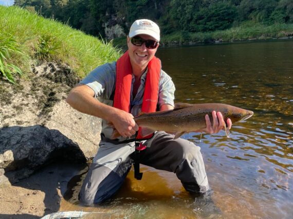 John Taylor with his fish