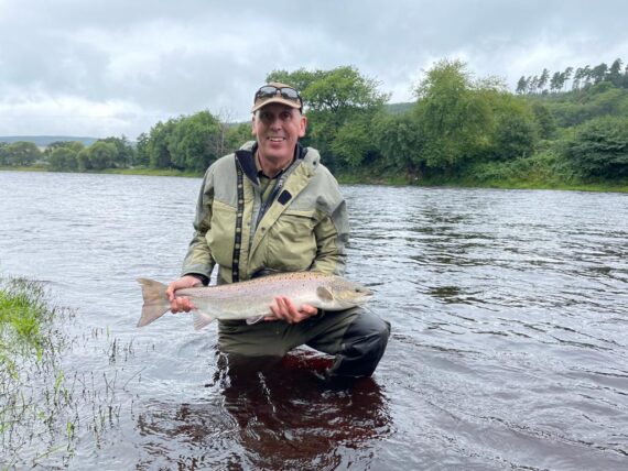 Lindsey Potts with a nice fish from the Geantree