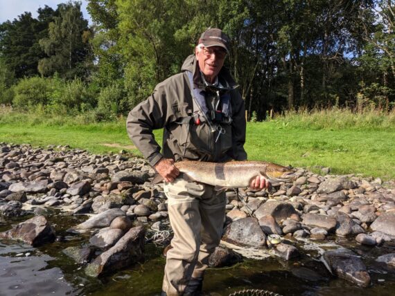 Mike Arnall with a lovely 10lb hen