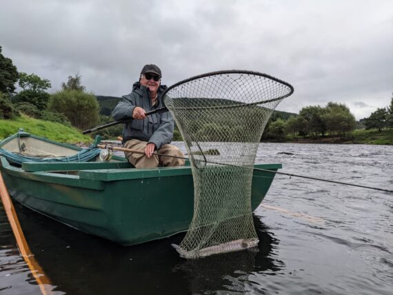 Paul Dobson with nice fish from Back of the Bog