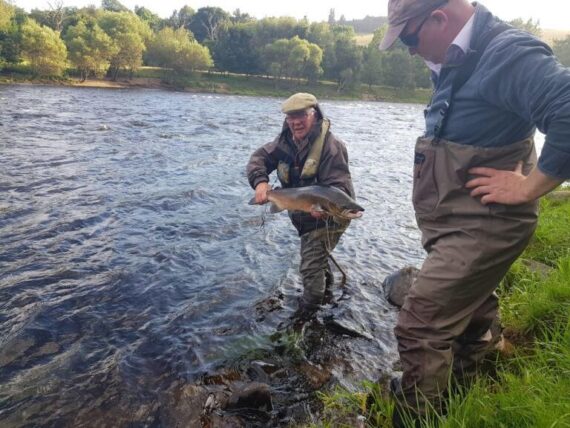 Ralph Green with a good sized coloured fish