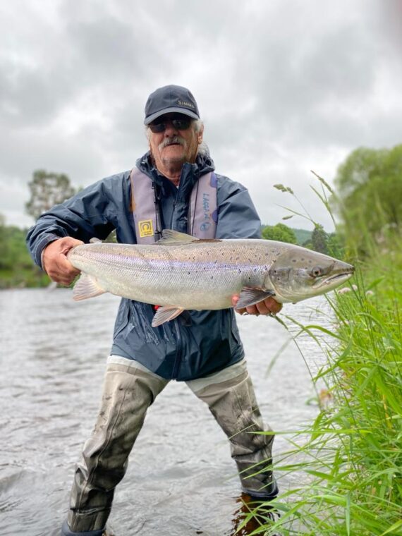 Pedroโs 13lb fish from Carron.