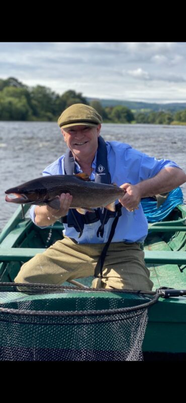 Will Haggas with a cock fish