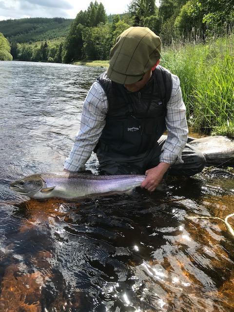 Pru Herd's 13lb fish, McGregors